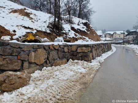 Sanacija zemeljskega plazu nad jp660473 Županje Njive (2)